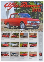 Alfa Romeo Kalender 2012 J�rg Hajt 12 Seiten Vierfarbkunstdruck 475x330mm