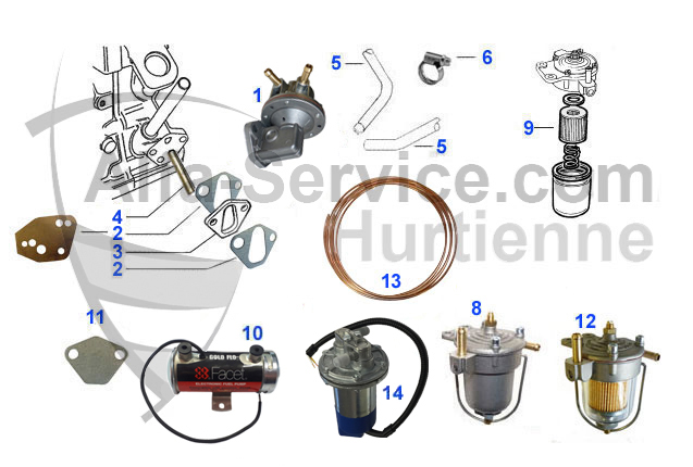 electric benzin pump,Facet silvertop 0,3 bar 70l/h-264-15A