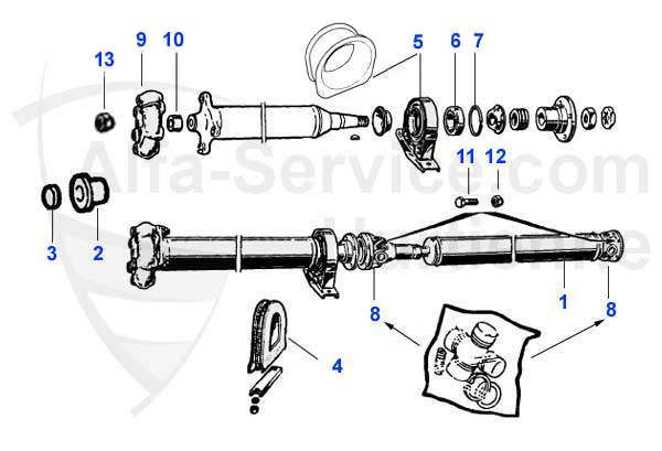 Alfa-Service - Kardanwelle