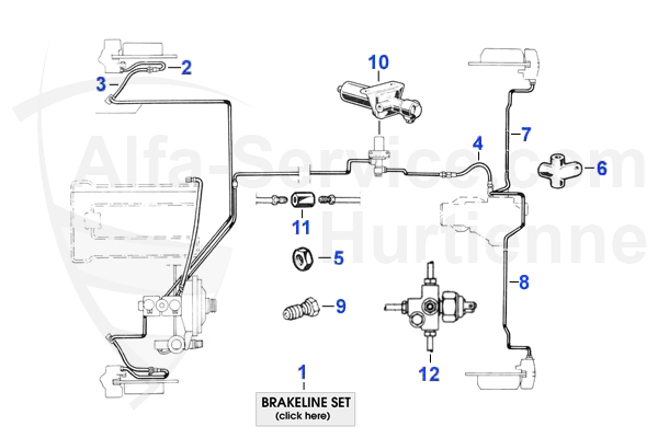 BREMSSCHLAUCH VORNE ALFA 159 - BRERA