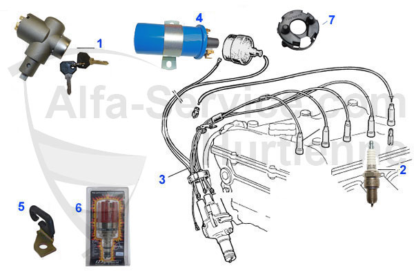 IGNITION SWITCH/LEADS/SPARK PLUGS