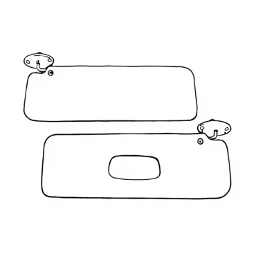 HEADLINER/SUN VISOR/HAT REST