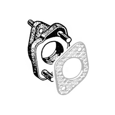 Vergaserflansche Aluminium