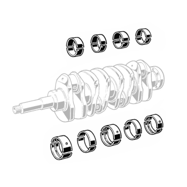 Hauptlager / Pleuellager