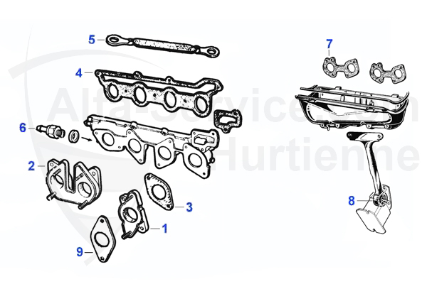 Vergaserflansche 90-93