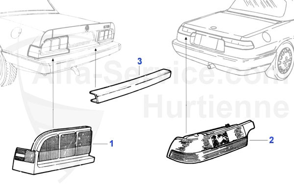 Rückleuchte 83 - 93