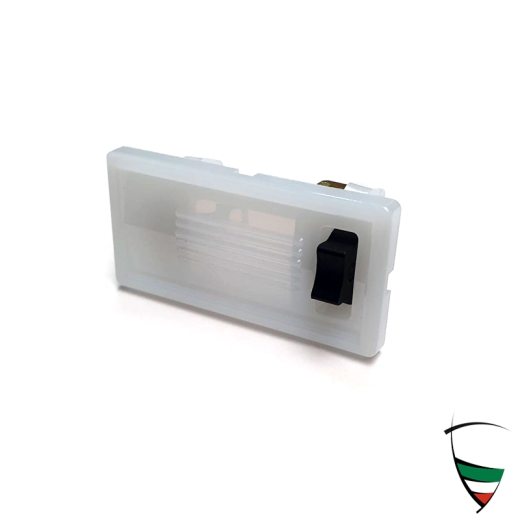 INTERIOR LAMP ALFETTA GTV (116) 2. SERIES MILK GLASS WITH SWITCH