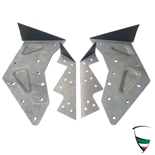 Serie (2) lamiera rinforzo per vano motore, GT, Spider 105/115