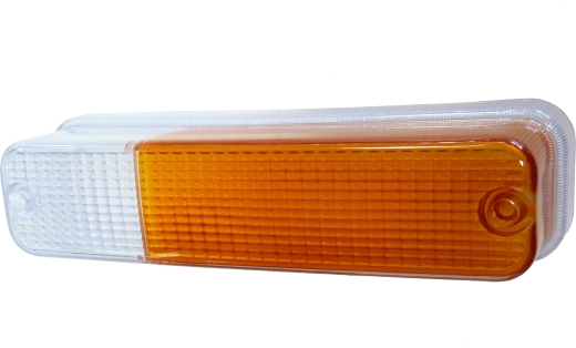 Blinkerglas Giulia Nuova, Alfetta in orange/weiß