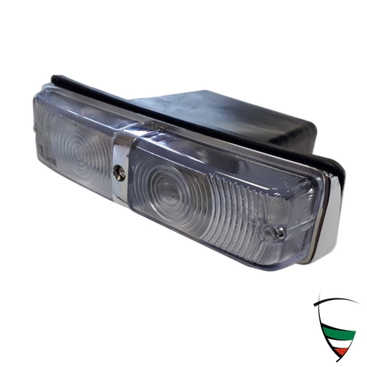 left side indicator Giulia 63-74 Altissimo in white-white with chrome bar