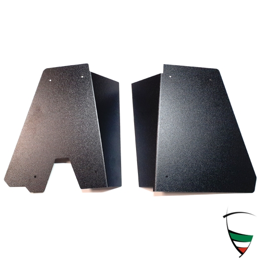 SPIDER A-PILLAR COVER KIT ALUMINIUM BLACK PAINTED