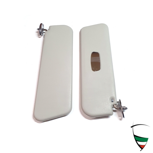 Sonnenblenden Giulia Satz links und rechts grau, incl. Halter