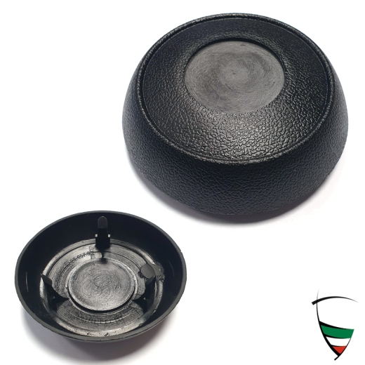 tappo centrale per volante originale in legno senza emblema, denti rotondi