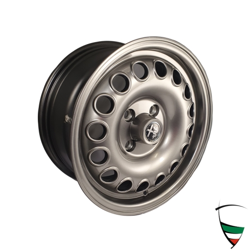 GTA REPLICA ALLOY WHEEL 7x15 ET29 SMOKE GREY ALFAHOLICS