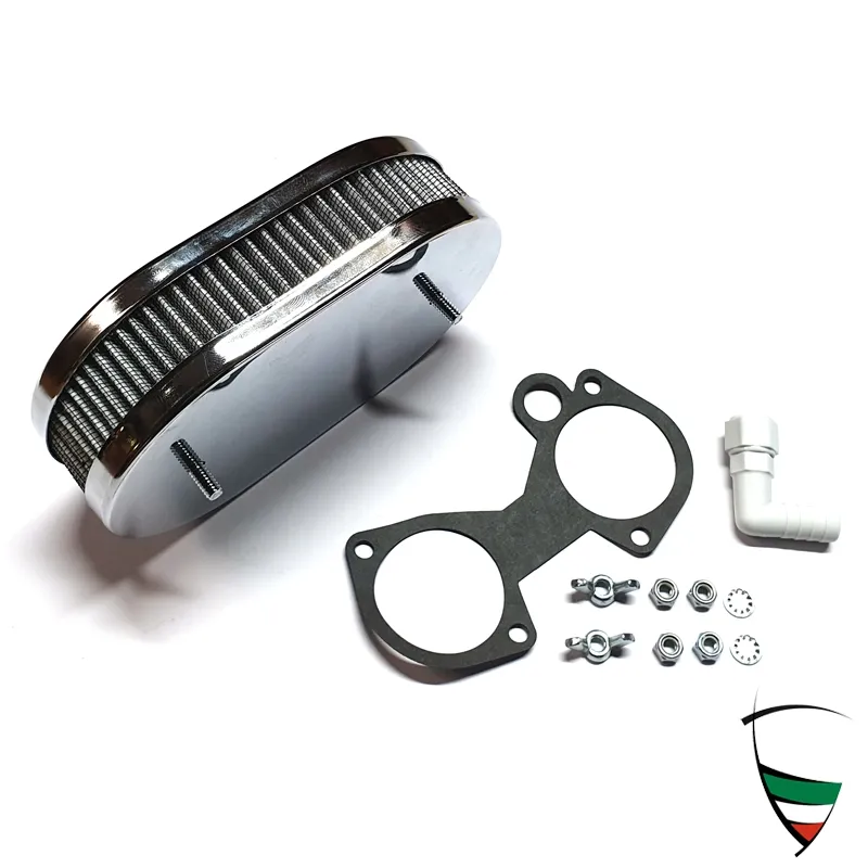 filtro aria cromato per Weber DCOE altezza 45mm, 180x115mm