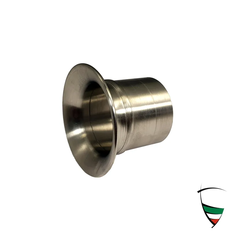 imbuto aspirazione in alluminio, lunghezza 16mm diam. 45mm