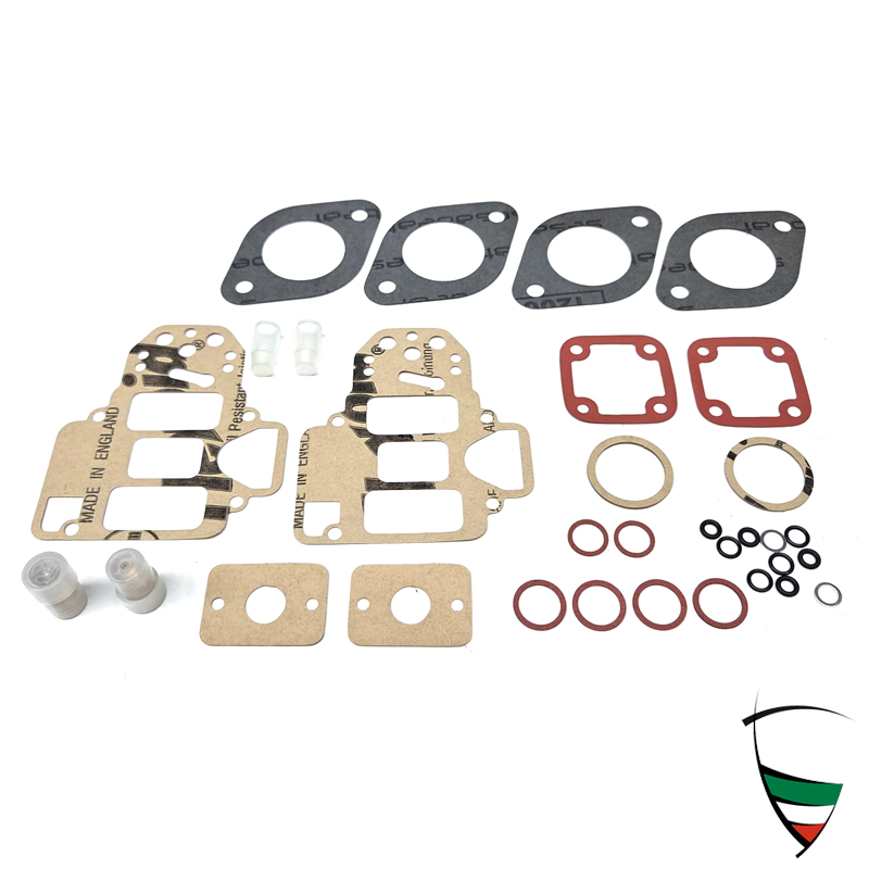 Kit Joints (incl.pointeau) Pour 2 carbus Weber 40 DCOE (pour 4 cyl)