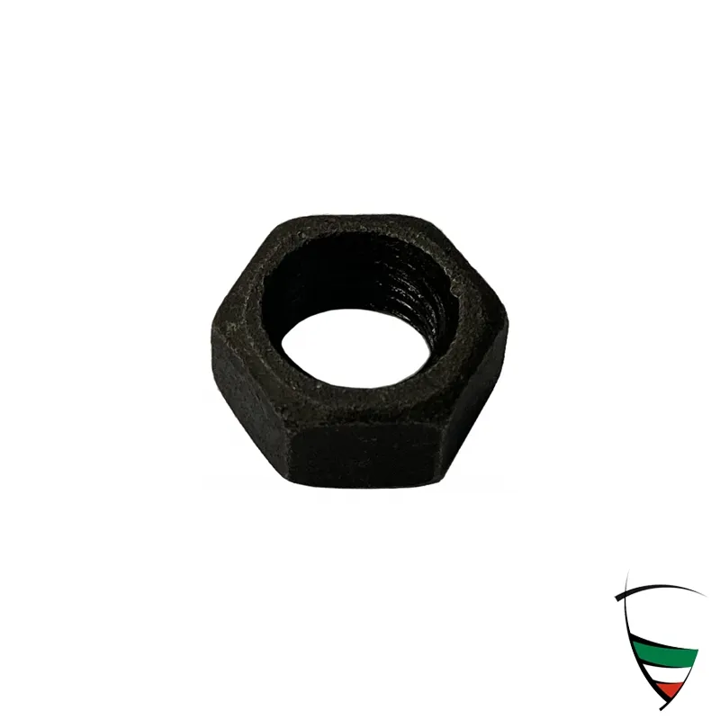 Ecrou 8x1 acier, clé 12mm