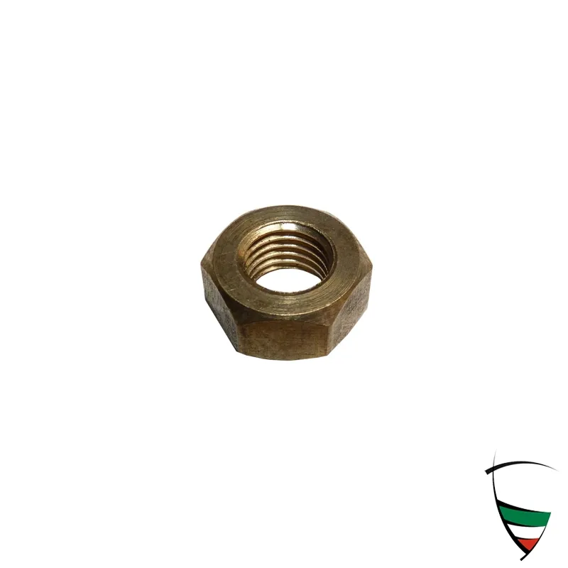 FINE THREAD NUT 8 X 1 BRASS 13er spanner gap exhaust manifold