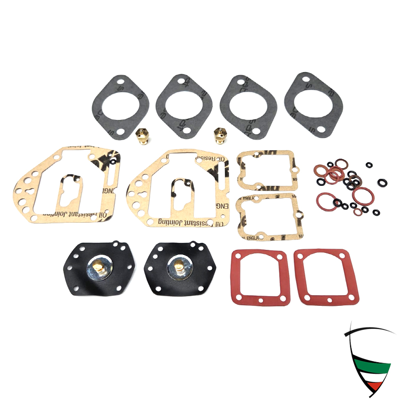 kit de juntas para 2 carbu. Solex con Valvula y membrana (por 4 cyl.)