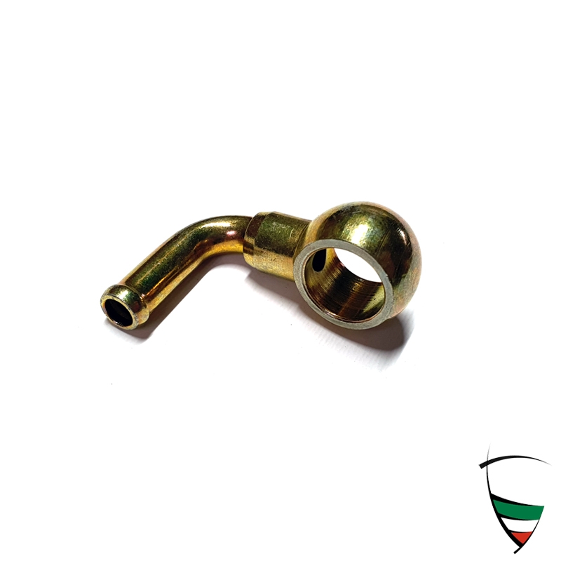 Benzinanschluss einfach, gebogene Ausführung, verzinkt