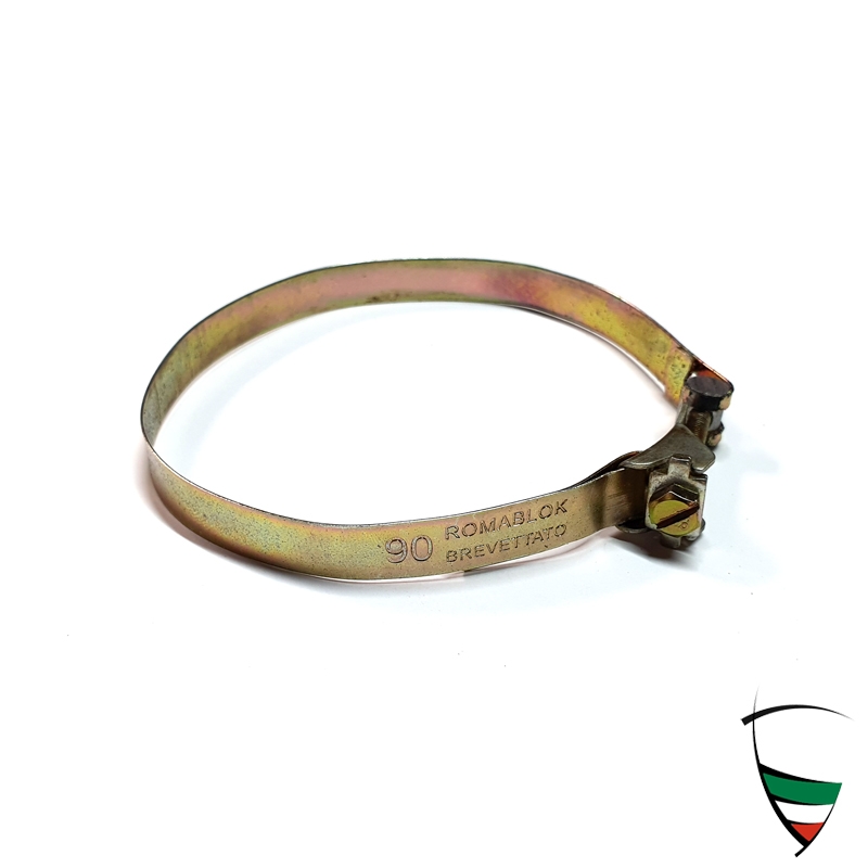 collier de serrage 90 mm, pour petite souflet caoutchouc pour la levier de vitesses, Brevetti Roma Blok