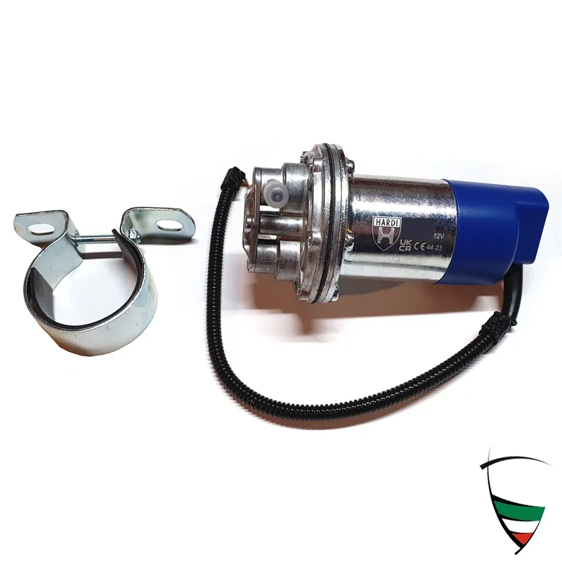 ELECTRIC FUEL PUMP FROM HARDI, 12V, 0,28-0,35 bar, 100-130 l/h, 8mm