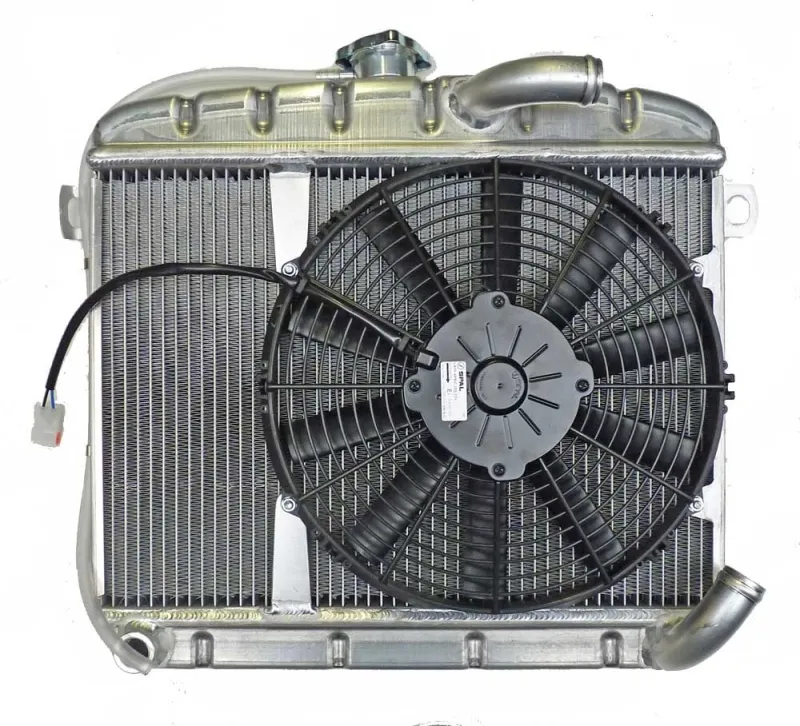 radiatore in alluminio GT 2. serie con ventilatore e tappo radiatore