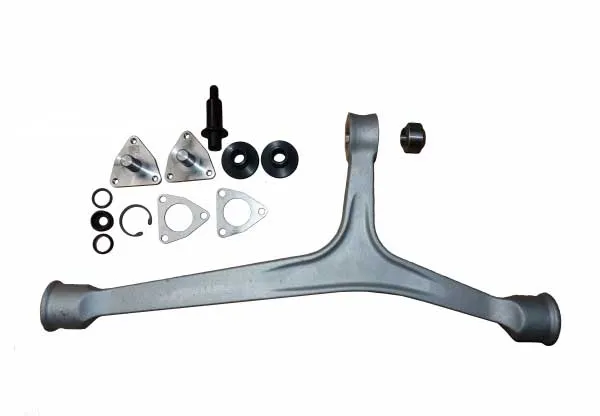 Triangle de reaction aluminium avec douilles et joints uniball,3,8 kg plus leger (pour voitures de course)