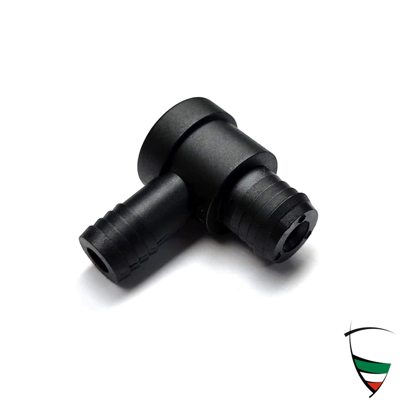 Rückschlagventil für Bremskraftverstärker Version Benditalia/Bendix Anschlüsse: BKV 15 mm, Schlauch 13 mm
