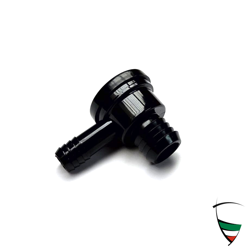 Rückschlagventil für Bremskraftverstärker Version Benditalia/Bendix Anschlüsse: BKV 15 mm, Schlauch 10 mm