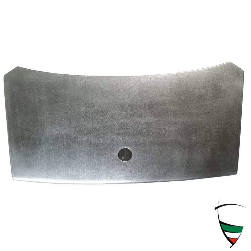 cofano baule Bertone GT alluminio con bacino per lo stemma