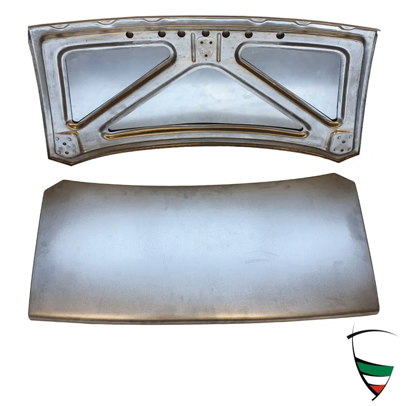 cofano baule Bertone GT alluminio senza bacino per emblema