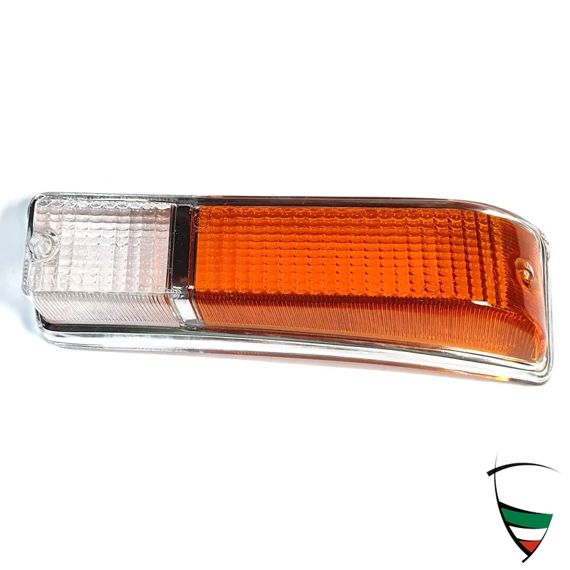 Blinkerglas GT Bertone links Bj. 1970-77, orange-weiß