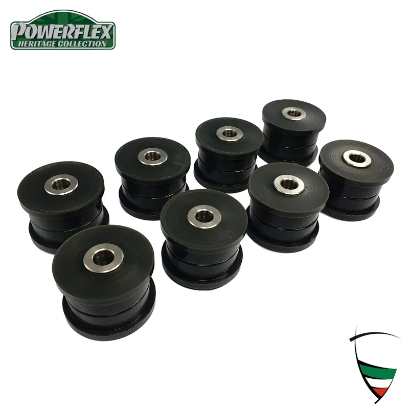 HERITAGE Boccola per tirante anteriore in poliuretano per Alfa 33 Alfasud Sprint Arna Set: 4 pezzi