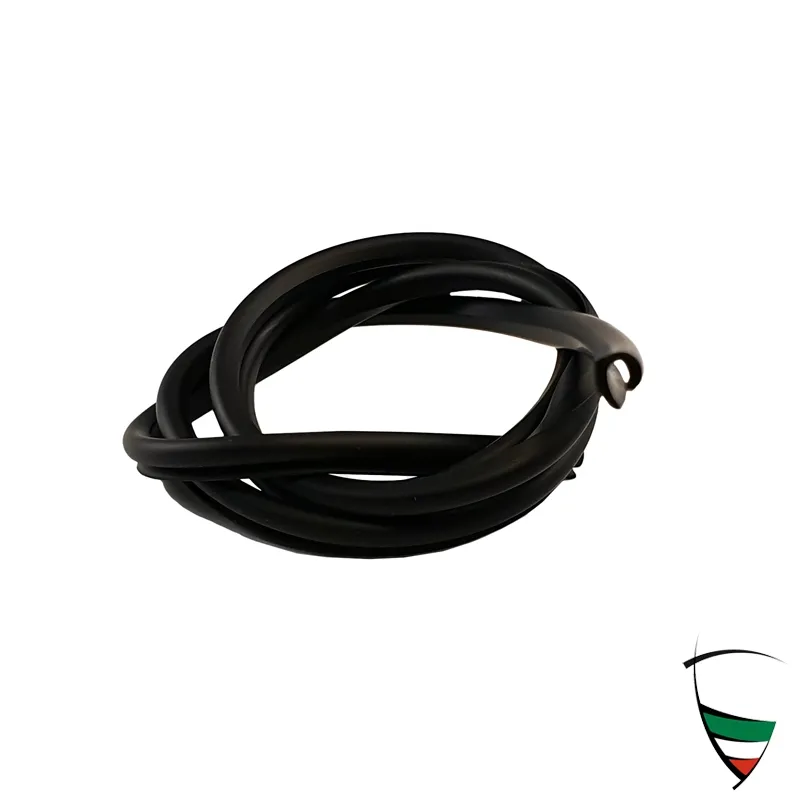 bordino in gomma per anello cromato Spider