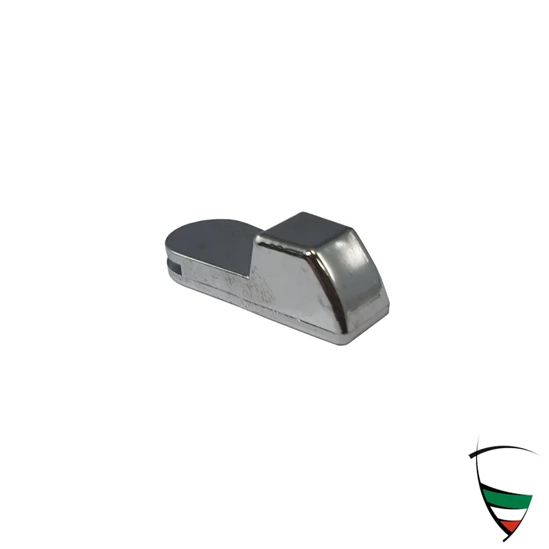 PLASTIC CAP FOR HEATER LEVER CHROMED 63-86