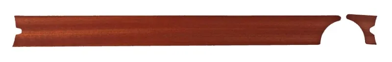 WOOD VENEER COVER FOR DASHBOARD - GTV 2000 (2 pieces)