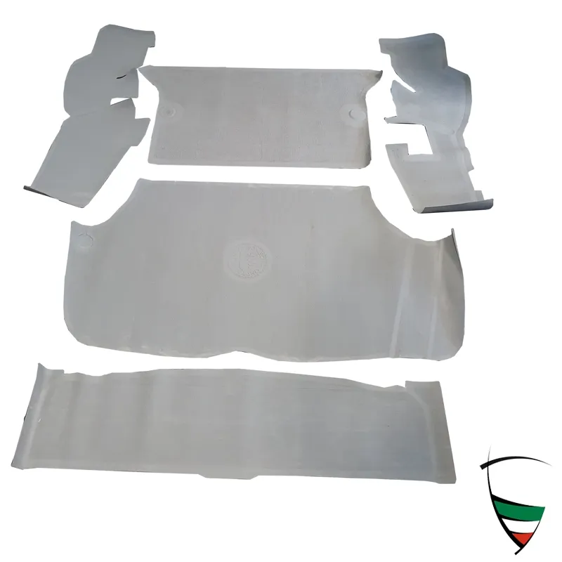 kit tappetini in gomma baule GT, colore grigio chiaro