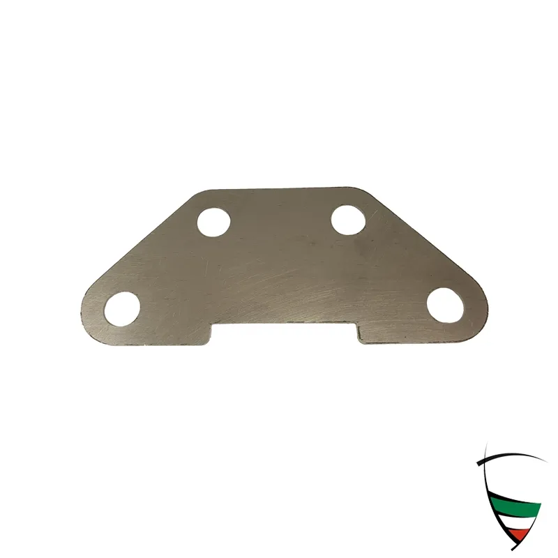 Türscharnier Distanzplatte Edelstahl 1 mm GT Bertone unten
