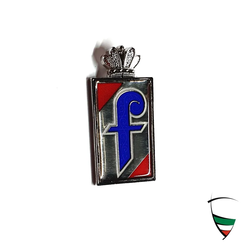 emblema laterale Pininfarina 2. serie, metallo