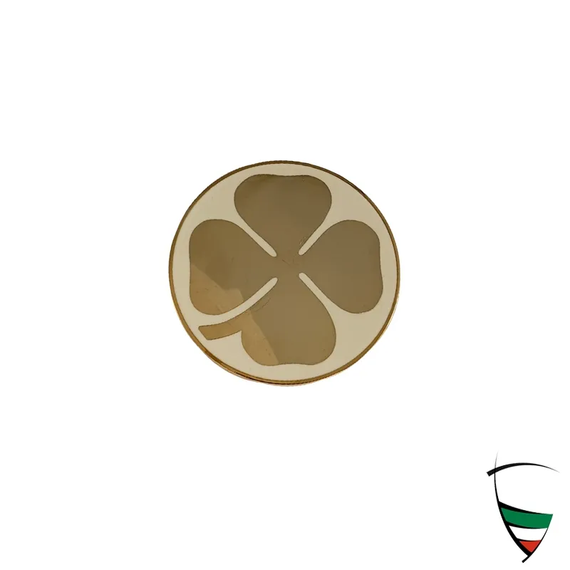 quadrofoglio bianco/oro dx