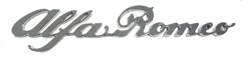 scritta posteriore Alfa Romeo per Spider 4 Serie, autoadesiva