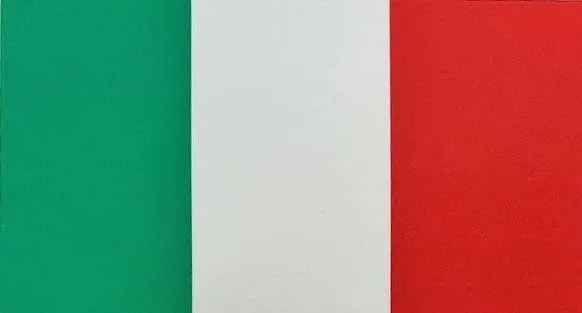 STICKER "ITALIAN FLAG" 120 mm