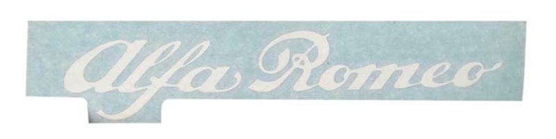 autocollant Alfa Romeo 40x200 blanc