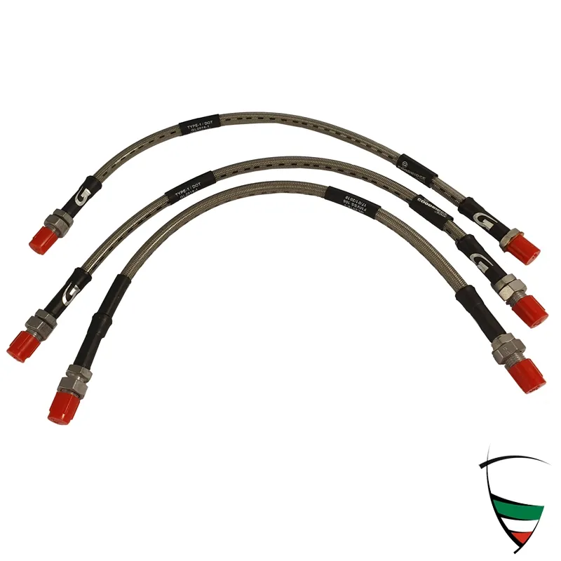 Stainless steel brake hose set