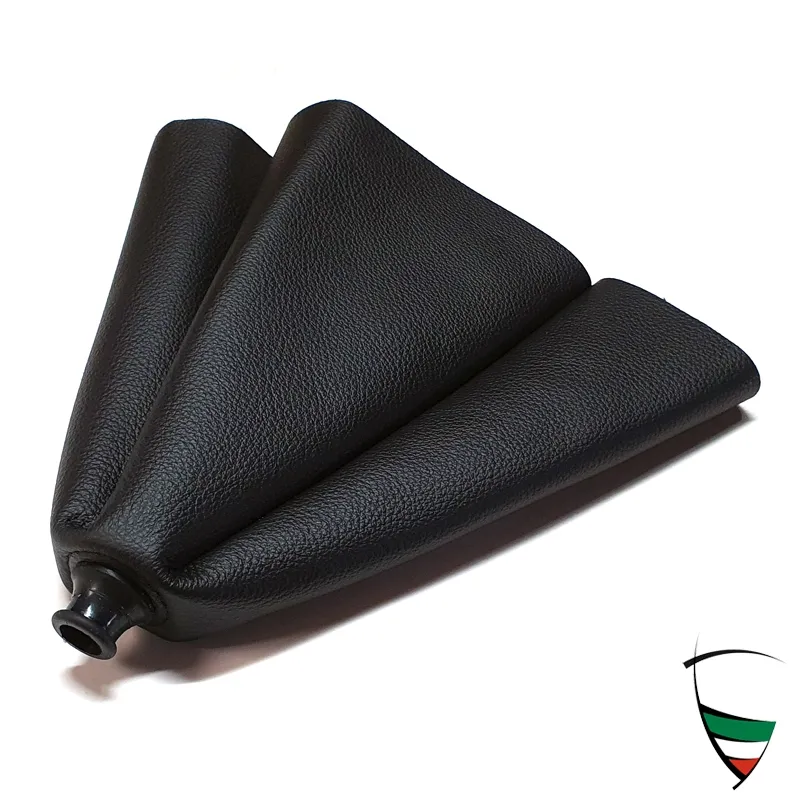 Soufflet levier vitesse Alfetta GTV6, Alfa Romeo "sei", cuir noir