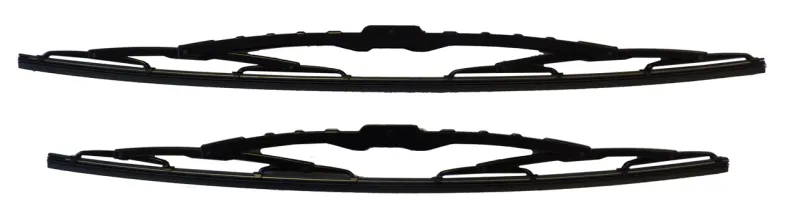 kit spazzole tergi GTV6 45cm neri con attacco a ganncetti senza spoiler