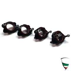 kit flangi carburatore (4 pezzi) alluminio 45mm tipo 105,115,116