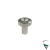 CAM COVER SCREW, WHITE ZINC COATED FOR ALLEN KEY